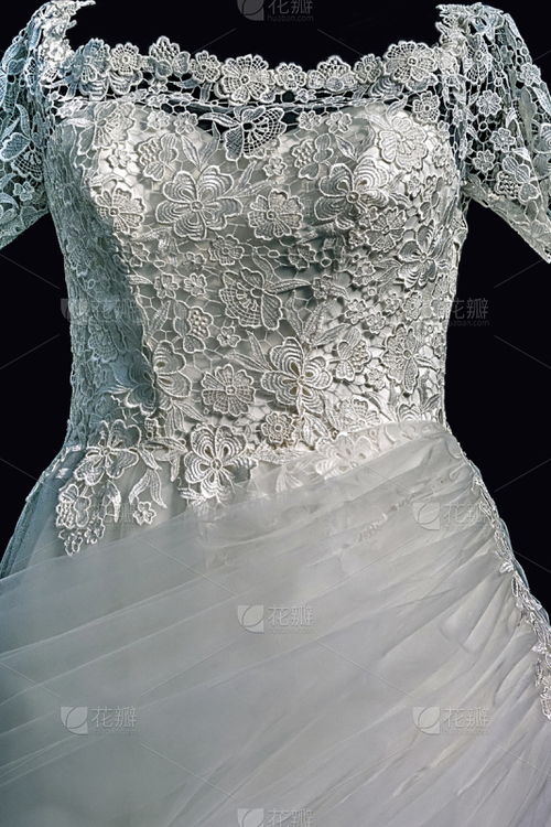白色织梦 婚纱特写中的青春之美