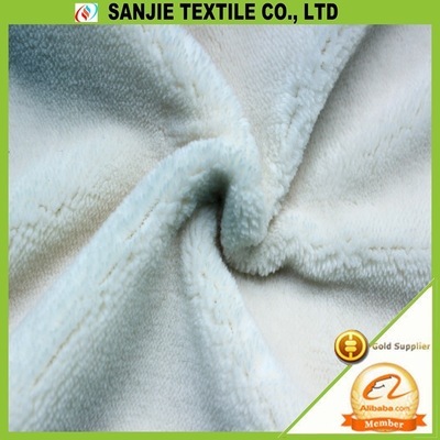 2014厂家直销双面素色珊瑚绒 高性价比针织面料